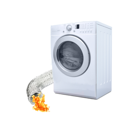 Dryer Vent Fire Can be Prevented with a Dryer Vent Cleaning in Newark