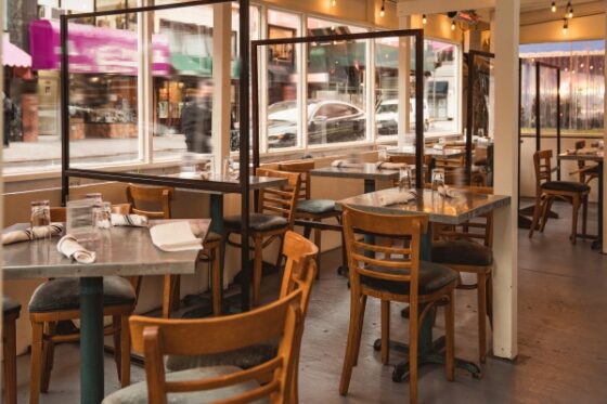 Portable AC in Restaurant